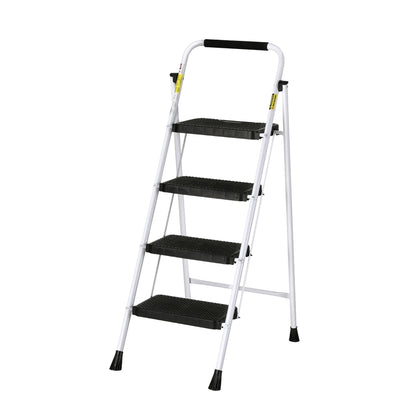 Giantz 4 Step Ladder Multi-Purpose Folding Steel Light Weight Platform-Tools &gt; Industrial Tools &gt; Ladders &amp; Scaffolding-PEROZ Accessories
