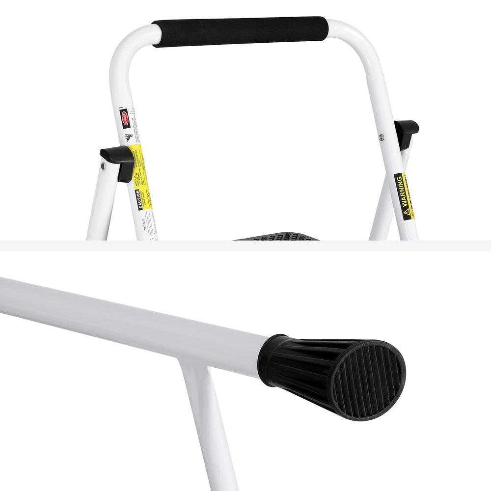 Giantz 4 Step Ladder Multi-Purpose Folding Steel Light Weight Platform-Tools &gt; Industrial Tools &gt; Ladders &amp; Scaffolding-PEROZ Accessories