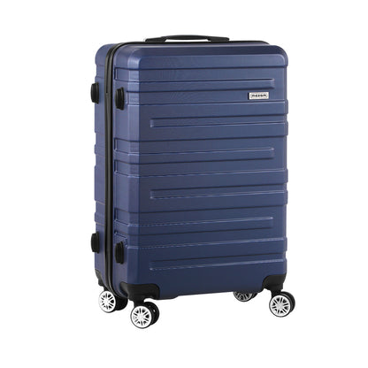Mazam 28&quot; Luggage Suitcase Trolley Set Travel TSA Lock Storage Hard Case Navy-Luggage-PEROZ Accessories
