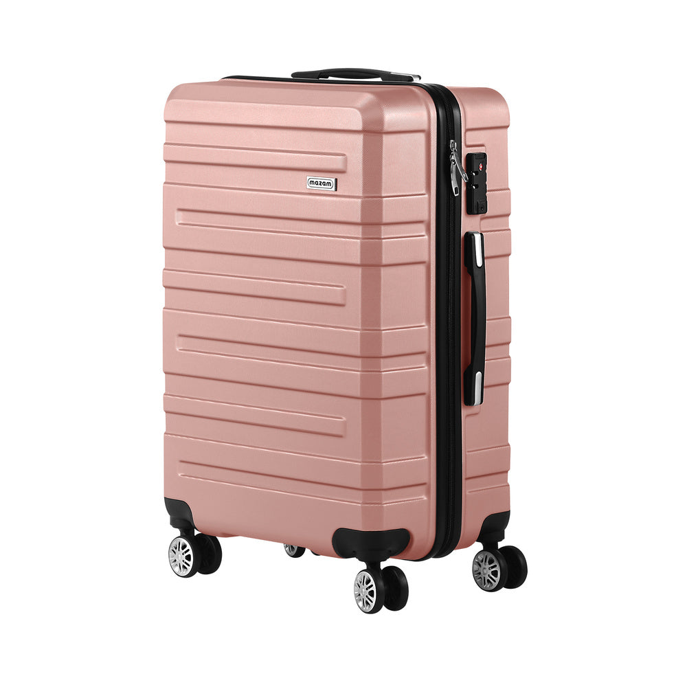 Mazam 28&quot; Luggage Suitcase Trolley Set Travel TSA Lock Pink-Luggage Sets-PEROZ Accessories