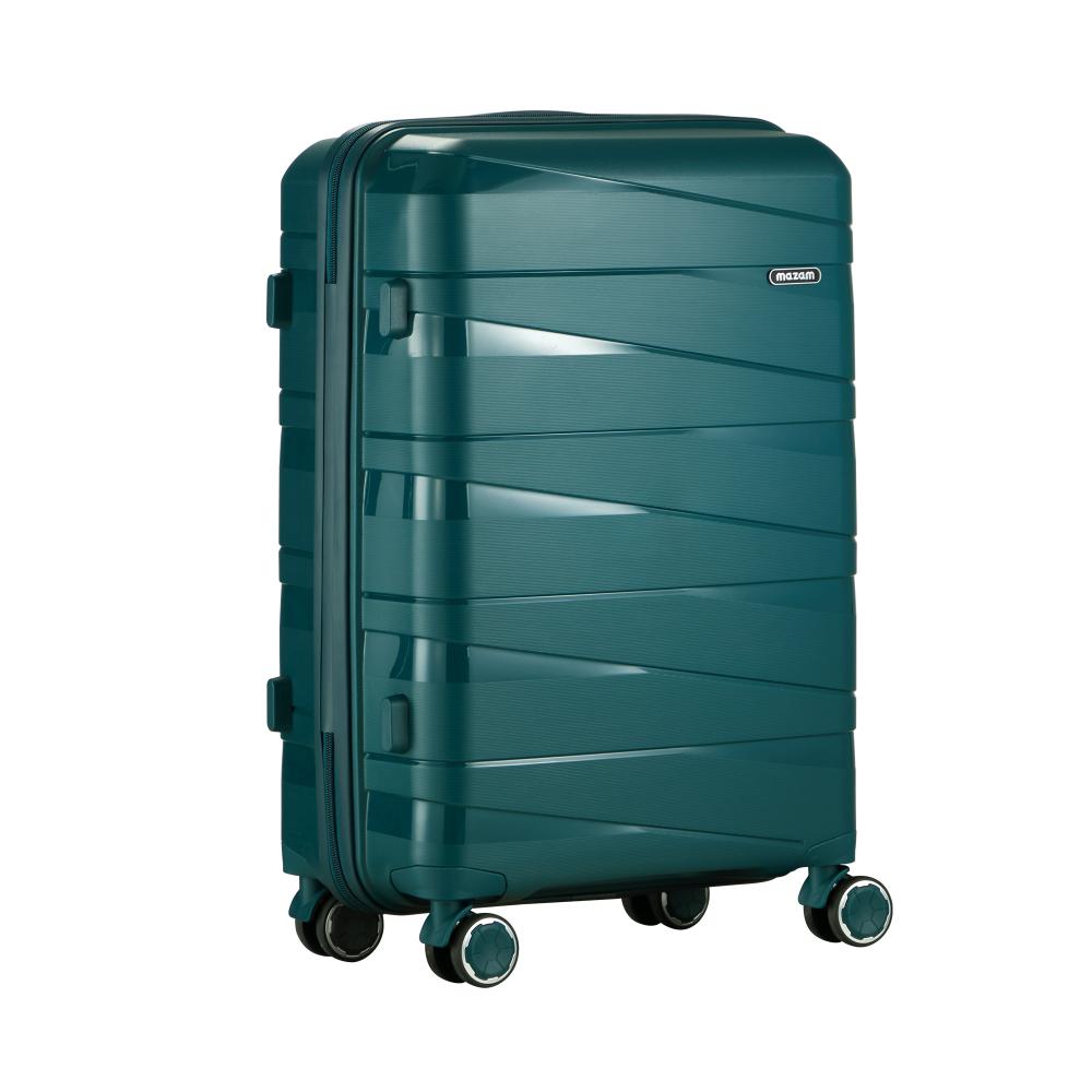 Mazam 28&quot; Luggage Set Travel TSA Lock PP Case Green-Luggage Sets-PEROZ Accessories