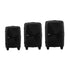 Mazam 3PCS Luggage Suitcase Set Black PP Case TSA Lock-Luggage Sets-PEROZ Accessories