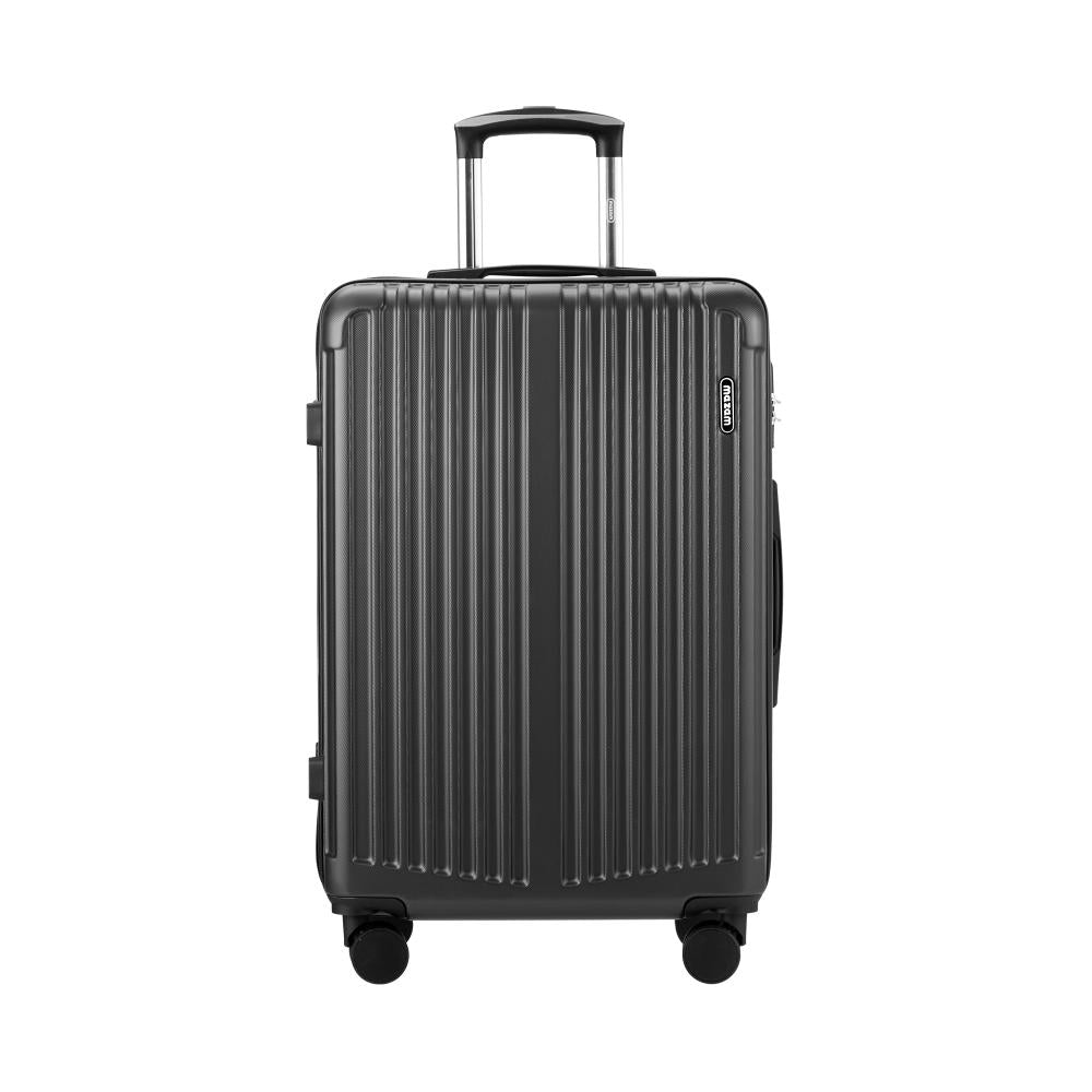 Mazam 28&quot; Luggage Set Travel TSA Lock ABS Case Grey-Luggage Sets-PEROZ Accessories