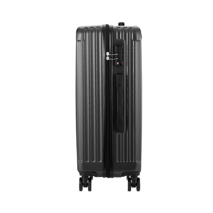 Mazam 28&quot; Luggage Set Travel TSA Lock ABS Case Grey-Luggage Sets-PEROZ Accessories