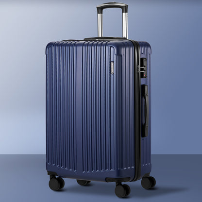 Mazam 28&quot; Luggage Set Travel TSA Lock ABS Case Navy-Luggage Sets-PEROZ Accessories
