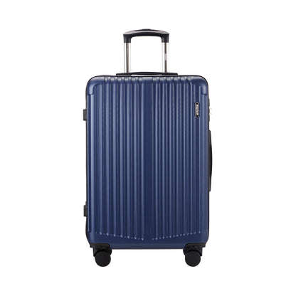 Mazam 28&quot; Luggage Set Travel TSA Lock ABS Case Navy-Luggage Sets-PEROZ Accessories