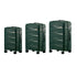 Mazam 3PCS Luggage Suitcase Set PP Case TSA Lock Green-Luggage Sets-PEROZ Accessories