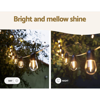 86m Festoon Lights Christmas Fairy String Lights Outdoor Party Garden Decor-Outdoor Lights-PEROZ Accessories