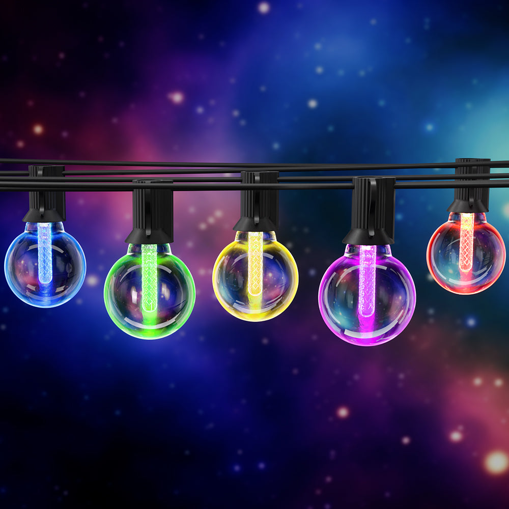 Gardeon Smart Festoon Lights Outdoor Waterproof RGB LED String Light WiFi APP-Home &amp; Garden &gt; Lighting-PEROZ Accessories