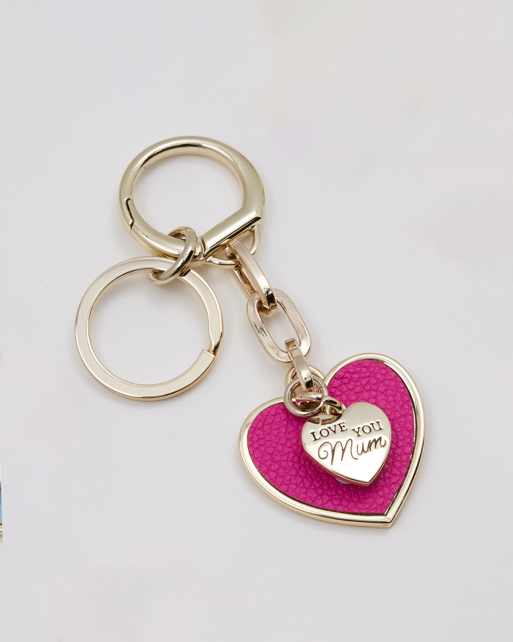 Love You Mum Heart Keychain-Accessories-PEROZ Accessories