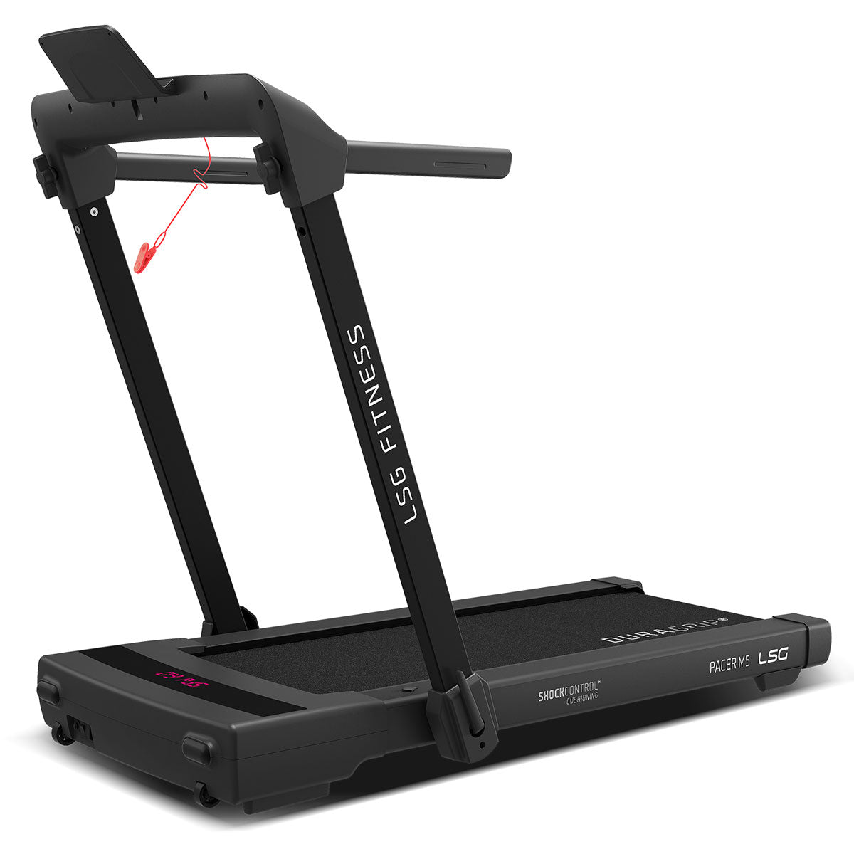 LSG Pacer M5 with Dual Motor Automatic Standing Desk 150cm in White/Black and Cable Management-Walking Pad-PEROZ Accessories