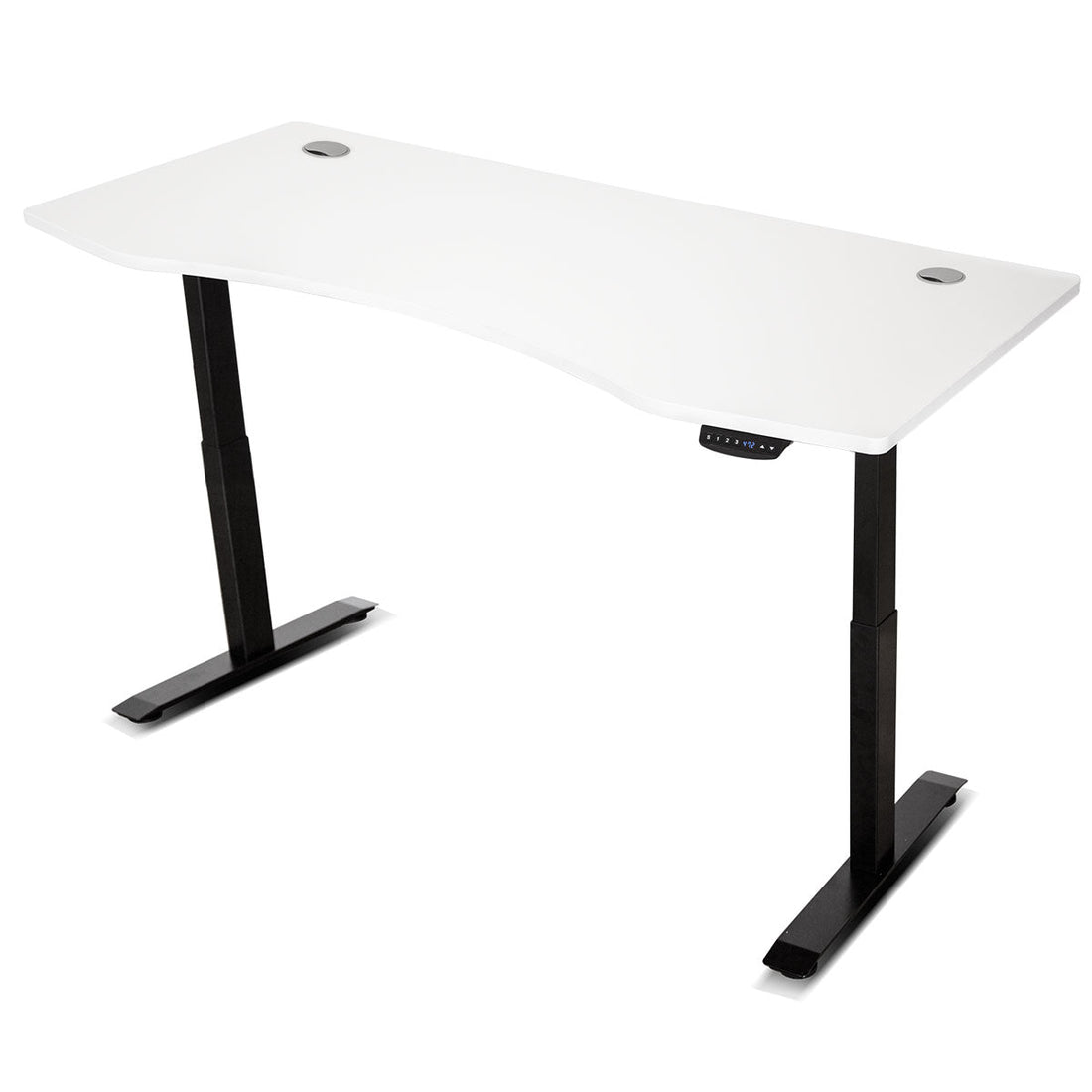 LSG Pacer M5 with Dual Motor Automatic Standing Desk 180cm in White/Black and Cable Management-Walking Pad-PEROZ Accessories