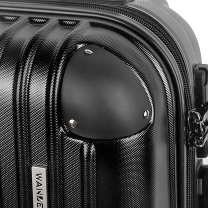 Wanderlite 28 Inch Luggage with TSA Lock Spinner Carry On Hard Shell Travel Suitcase Luggage Case Black-Luggage-PEROZ Accessories