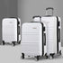 Wanderlite 20" 24" 28" Luggage with TSA Lock Spinner Travel Suitcase Carry On Hard Shell Luggage Case White-Luggage-PEROZ Accessories