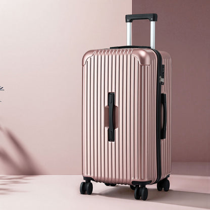 Wanderlite 28&quot; Trunk Luggage Suitcase Travel 5 Wheels Type-C Port TSA Rose Gold-Electronics &gt; Business &amp; Home Security &gt; Safes &amp; Lock Boxes-PEROZ Accessories
