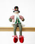 LUXURY CHRISTMAS CAROLLER ELF GREEN/RED 65CM-Occasions > Christmas > Christmas Trees-PEROZ Accessories