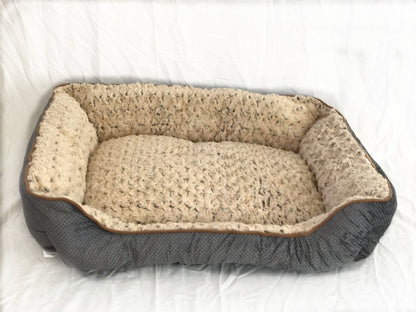 Large Washable Soft Pet Dog Cat Bed Cushion Mattress-Grey-Pet Care > Dog Supplies > Dog Beds-PEROZ Accessories