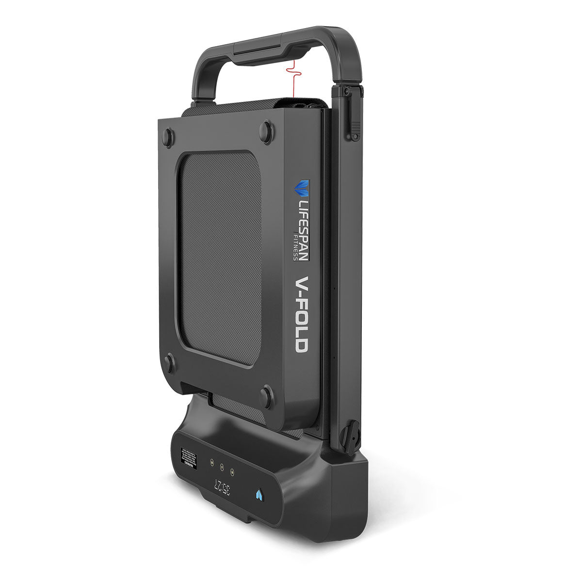 Lifespan Fitness V-FOLD Treadmill with ErgoDesk Automatic Standing Desk 1500mm in White/Black with Cable Management-Walking Pad-PEROZ Accessories