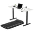 Lifespan Fitness V-FOLD Treadmill with ErgoDesk Automatic Standing Desk 1800mm in White/Black-Walking Pad-PEROZ Accessories