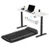 Lifespan Fitness V-FOLD Treadmill with ErgoDesk Automatic Standing Desk 1800mm in White/Black with Cable Management-Walking Pad-PEROZ Accessories