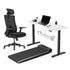 Lifespan Fitness WalkingPad M2 + ErgoDesk 1500mm White + Cable Management + DM9 Chair-Walking Pad-PEROZ Accessories