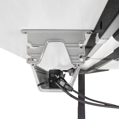 Lifespan Fitness WalkingPad M2 Treadmill with ErgoDesk Automatic White Standing Desk 1800mm + Cable Management Tray-Walking Pad-PEROZ Accessories