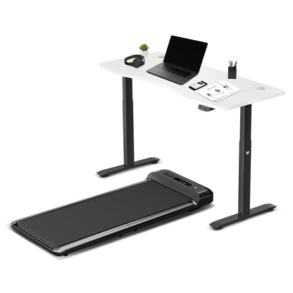 Lifespan Fitness Walkingpad M2 Treadmill with Dual Motor Automatic Standing Desk 150cm in White/Black-Walking Pad-PEROZ Accessories