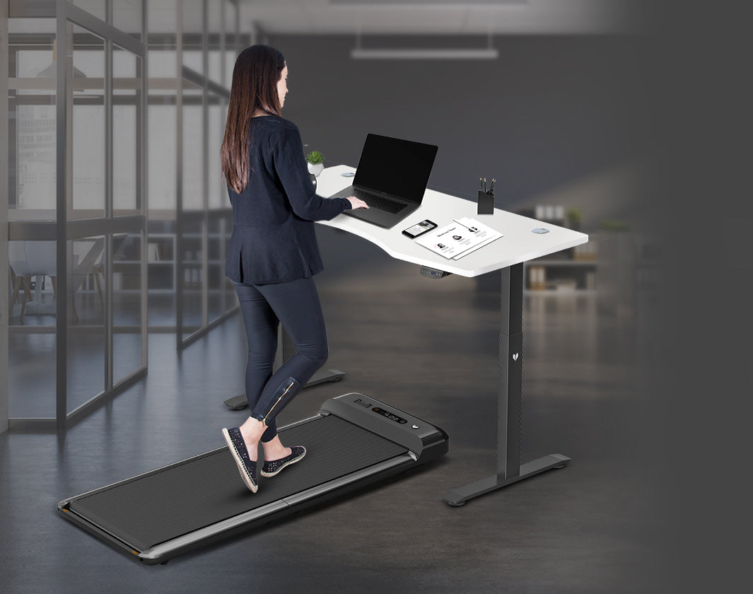 Lifespan Fitness Walkingpad M2 Treadmill with Dual Motor Automatic Standing Desk 150cm in White/Black-Walking Pad-PEROZ Accessories