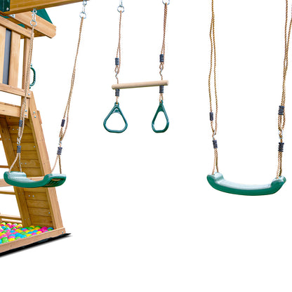 Lifespan Kids Birmingham Swing Set &amp; Play Centre with 2.2m Slide (Pastel Blue)-Baby &amp; Kids > Baby &amp; Kid&