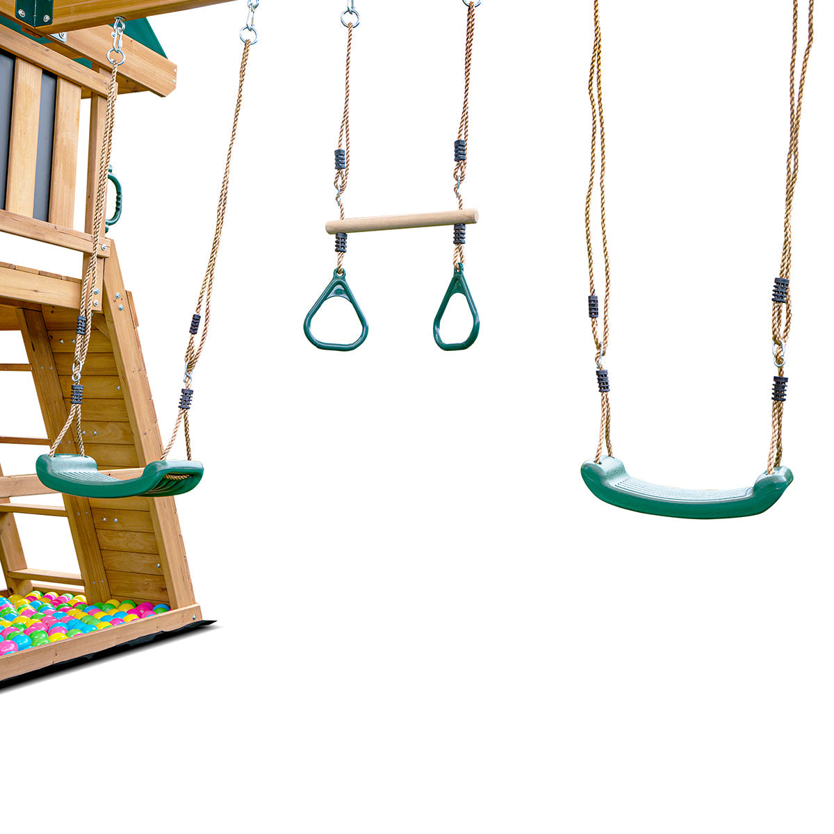 Lifespan Kids Birmingham Swing Set &amp; Play Centre with 2.2m Slide (Pastel Pink)-Baby &amp; Kids > Baby &amp; Kid&