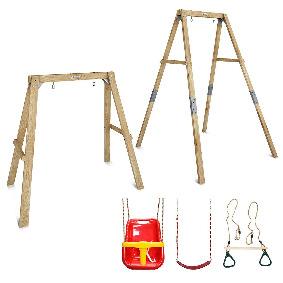 Lifespan Kids Bloom Growable Swing Set with Baby Seat (Red), Belt Swing &amp; Trapeze-Baby &amp; Kids > Baby &amp; Kid&