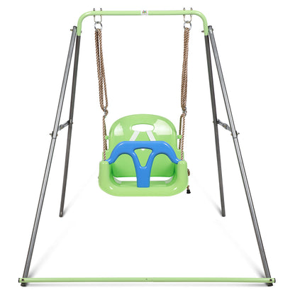 Lifespan Kids Bobcat Foldable Metal Swing frame with Haven 3 Stage Swing Seat-Baby &amp; Kids > Baby &amp; Kid&