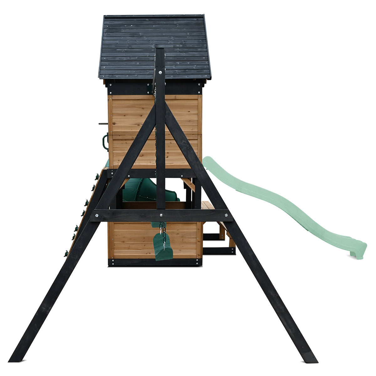 Lifespan Kids Claremont Swing Set &amp; Play Centre with 2.2m Slide (Pastel Green)-Baby &amp; Kids > Baby &amp; Kid&
