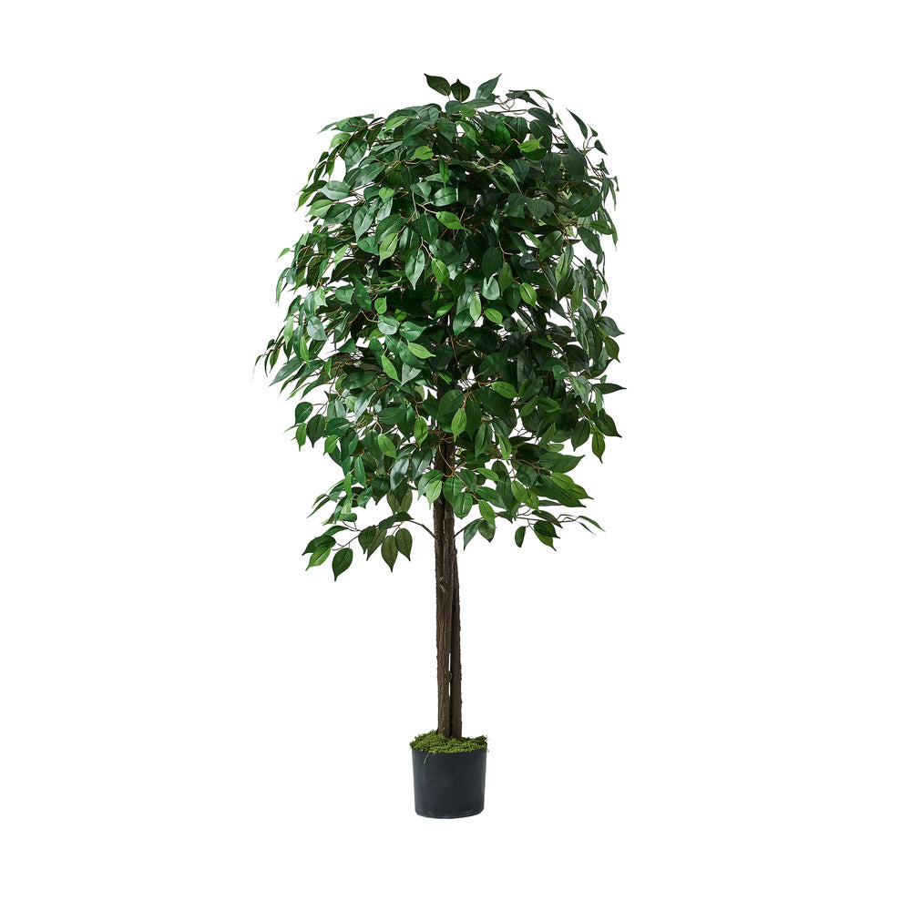 Livsip 180cm Artificial Ficus Tree Lifelike Faux Potted Plants-Faux Plant-PEROZ Accessories