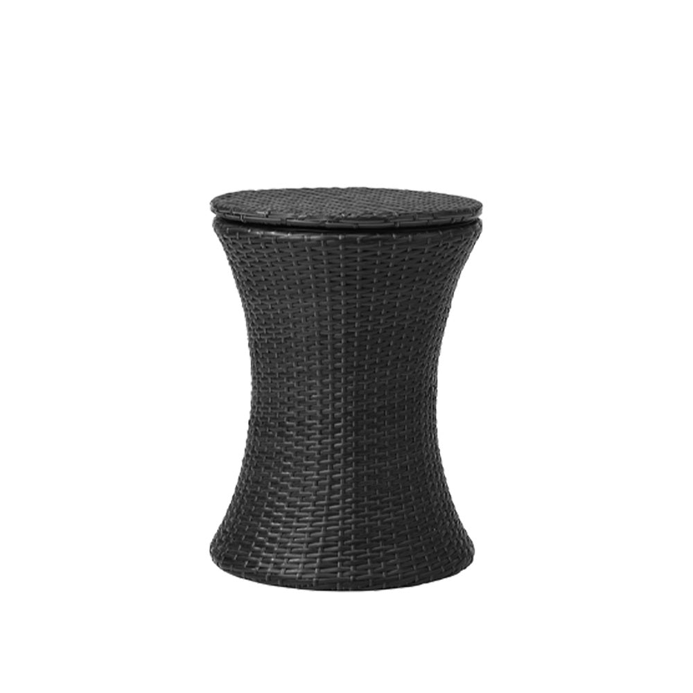 Livsip 3PCS Outdoor Lounge Setting Ice Bucket Black Adjustable Table-Outdoor Patio Set-PEROZ Accessories