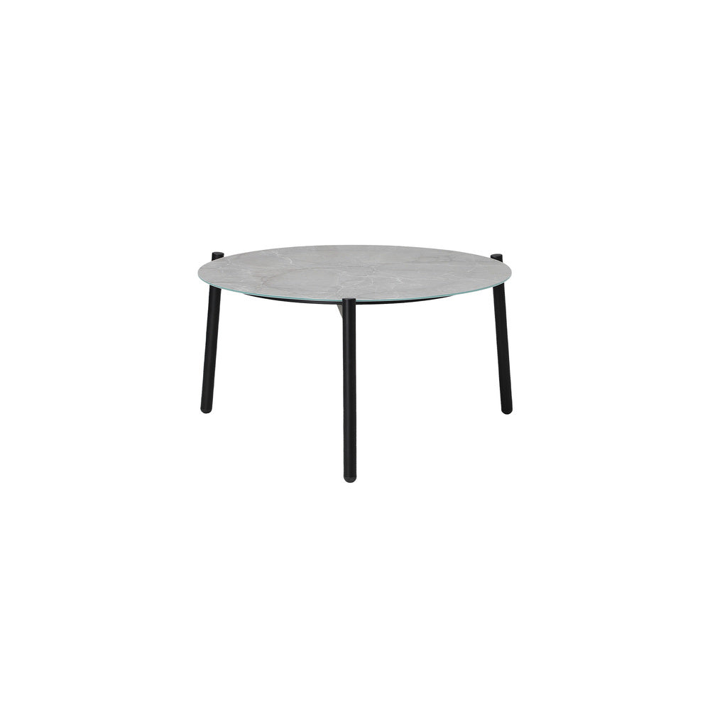 Livsip 3PCS Outdoor Patio Set 50CM Grey Marble Table Rattan Chairs-Outdoor Patio Set-PEROZ Accessories