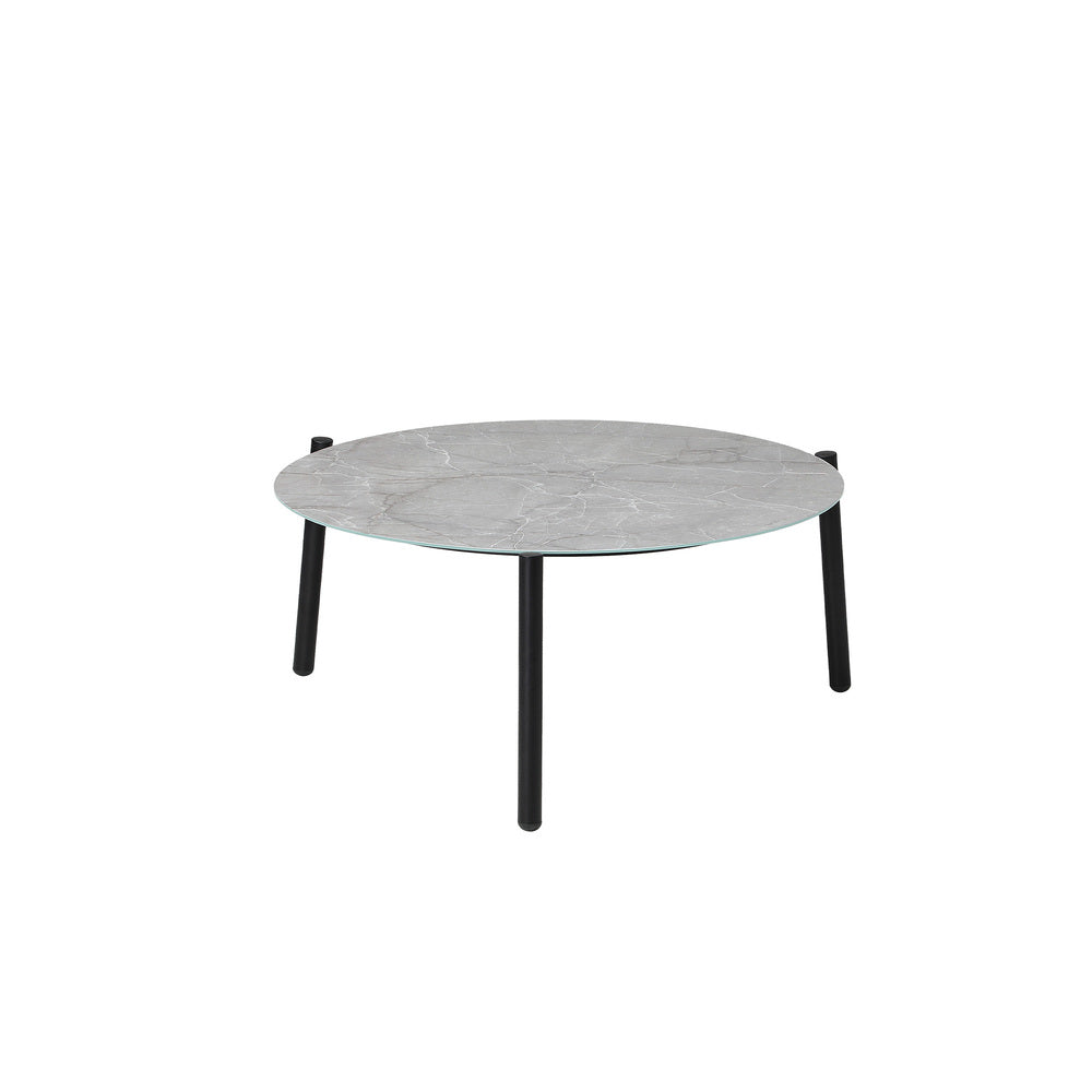 Livsip 3pc Outdoor Patio Sets 50CM Grey Round Table Rattan Chairs-Outdoor Patio Set-PEROZ Accessories