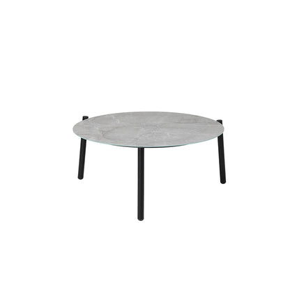 Livsip 3pc Outdoor Patio Sets 50CM Grey Round Table Rattan Chairs-Outdoor Patio Set-PEROZ Accessories