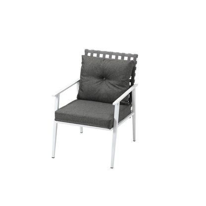 Livsip 3pcs Outdoor Lounge Set 50CM Round Table Rattan Chairs-Outdoor Patio Set-PEROZ Accessories