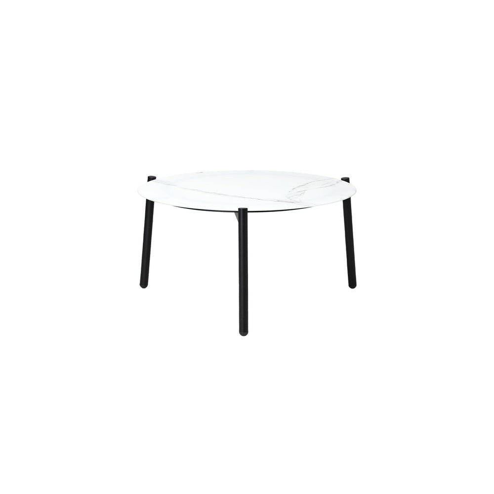 Livsip 3pcs Outdoor Patio Set 50cm Marble Table Rattan Chairs-Outdoor Patio Set-PEROZ Accessories