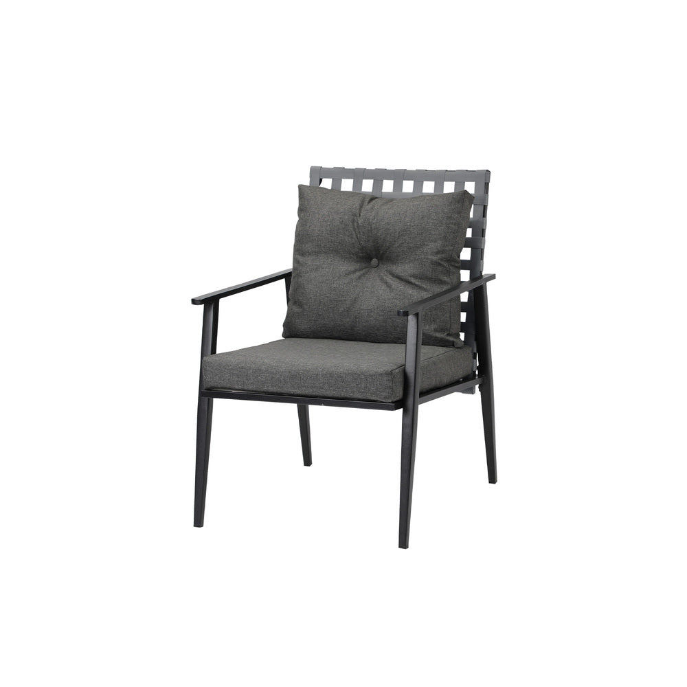 Livsip 3pcs Outdoor Patio Set 50cm Marble Table Rattan Chairs-Outdoor Patio Set-PEROZ Accessories