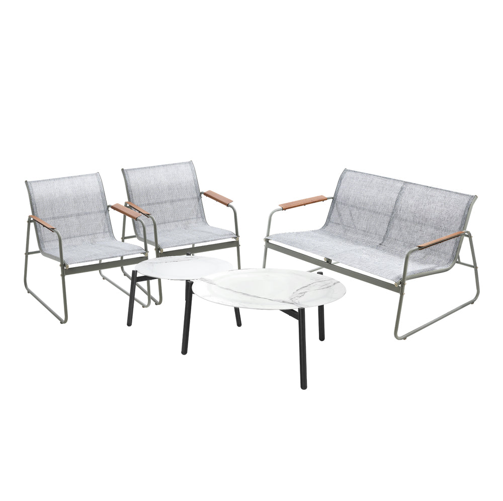 Livsip 4 Seater Outdoor Lounge Set Patio Coffee Table Set-Outdoor Patio Set-PEROZ Accessories