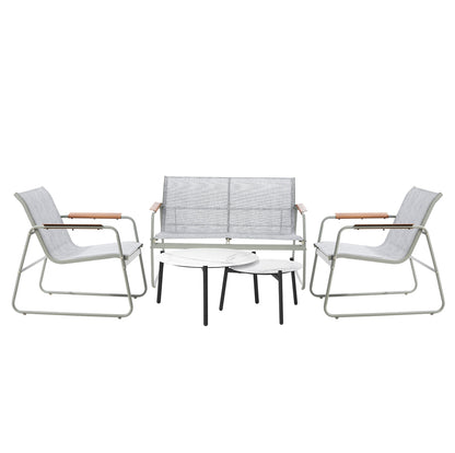 Livsip 4 Seater Outdoor Lounge Set Patio Coffee Table Set-Outdoor Patio Set-PEROZ Accessories