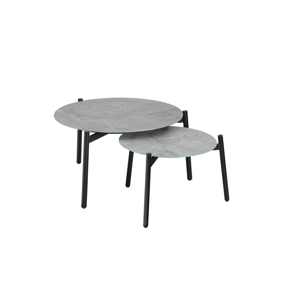 Livsip 4 Seater Outdoor Lounge Set Patio Set Grey Table-Outdoor Patio Set-PEROZ Accessories