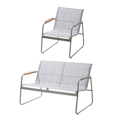 Livsip 4 Seater Outdoor Lounge Set Patio Set Grey Table-Outdoor Patio Set-PEROZ Accessories
