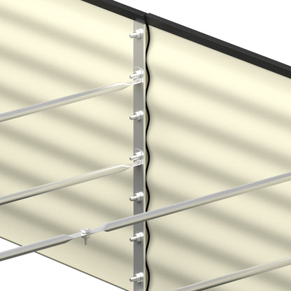 Livsip 4x Garden Bed 320x80x56cm Planter Box Raised Container Galvanised Green-Garden Bed-PEROZ Accessories