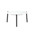 Livsip 5PC Outdoor Lounge Sets 70CM White Round Table Rattan Chairs-Outdoor Patio Set-PEROZ Accessories