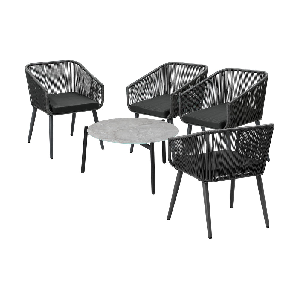 Livsip 5pc Outdoor Patio Set Lounge Furniture Setting-Outdoor Patio Set-PEROZ Accessories