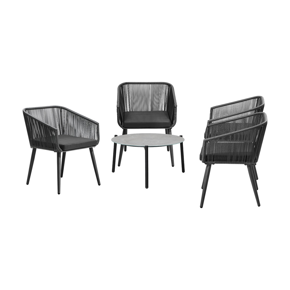 Livsip 5pc Outdoor Patio Set Lounge Furniture Setting-Outdoor Patio Set-PEROZ Accessories