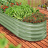 Livsip Garden Bed 240x80x42cm Planter Box Raised Container Galvanised Green-Garden Bed-PEROZ Accessories